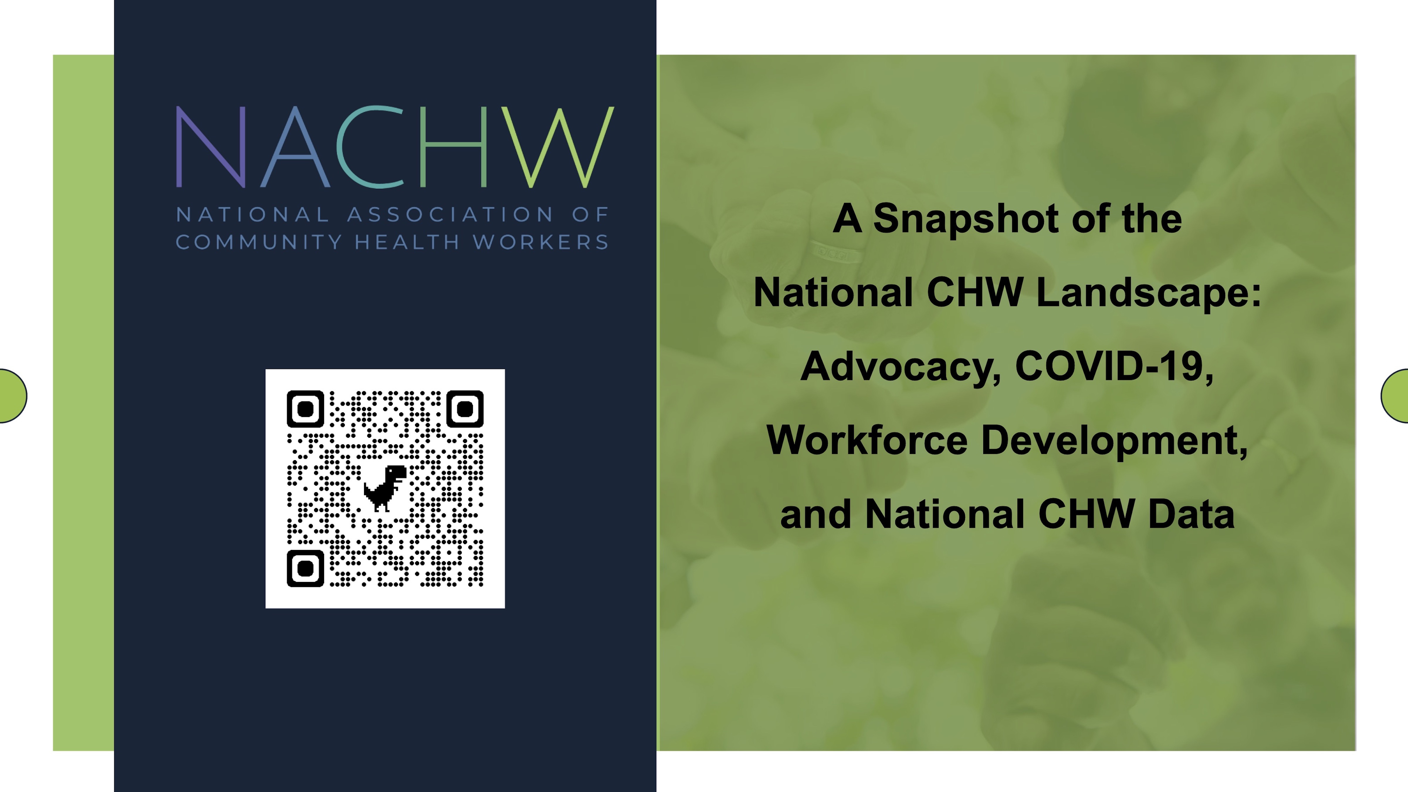 A Snapshot of the National CHW Landscape: Advocacy, COVID-19, Workforce Development, and National CHW Data